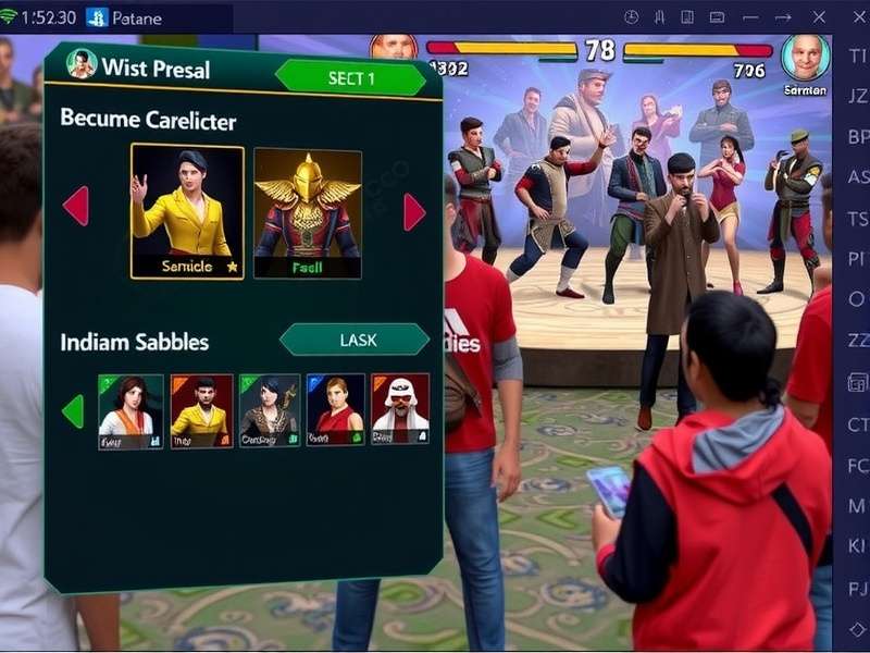 Shillong Showdown Master character customization screen showing diverse Indian-inspired designs